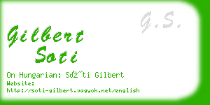gilbert soti business card